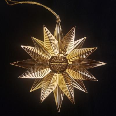 19 Danbury Mint Gold Ornaments (GR-KD)