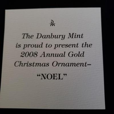 19 Danbury Mint Gold Ornaments (GR-KD)