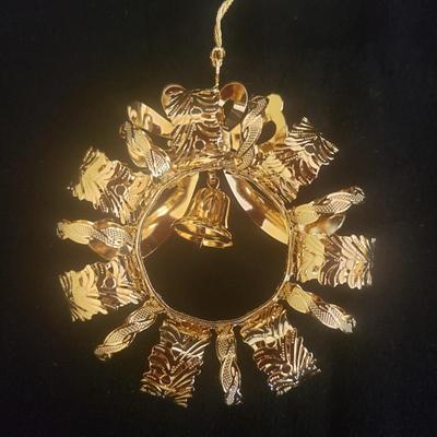 19 Danbury Mint Gold Ornaments (GR-KD)