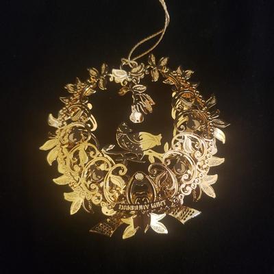 19 Danbury Mint Gold Ornaments (GR-KD)