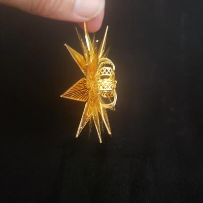 19 Danbury Mint Gold Ornaments (GR-KD)