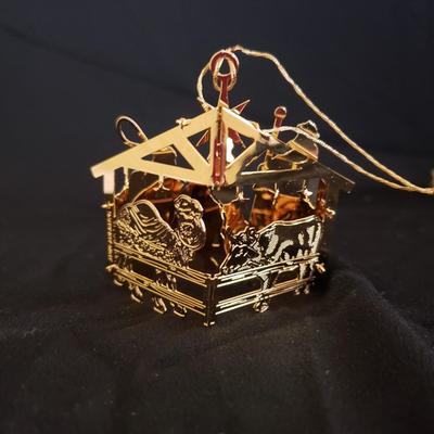 19 Danbury Mint Gold Ornaments (GR-KD)