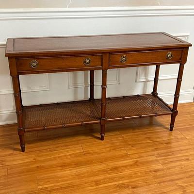 HEKMAN ~ Solid Wood Bamboo Style Console