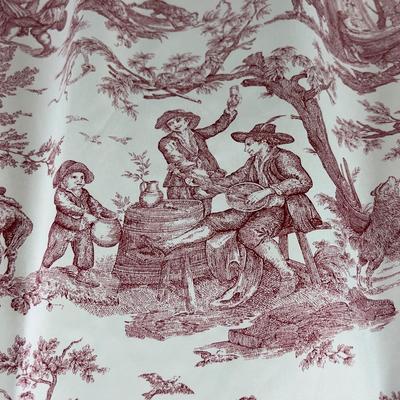 1092 York Design Toile â€œGainesboroâ€ Fabric Partial Bolt