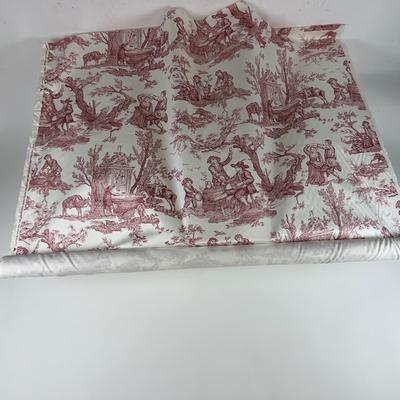 1092 York Design Toile â€œGainesboroâ€ Fabric Partial Bolt