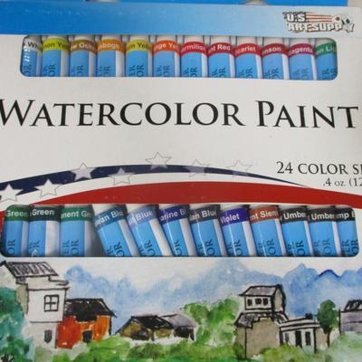 Sharpies & Watercolor Paint