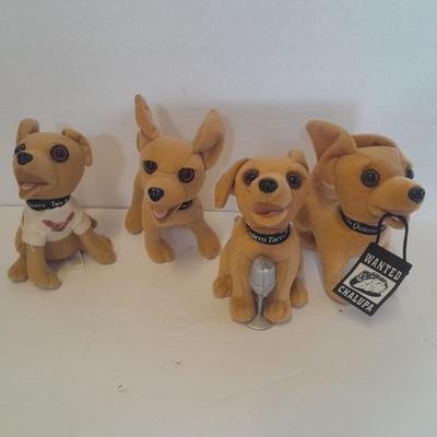Four Taco Bell talking dogs Yo Quiero Taco Bell