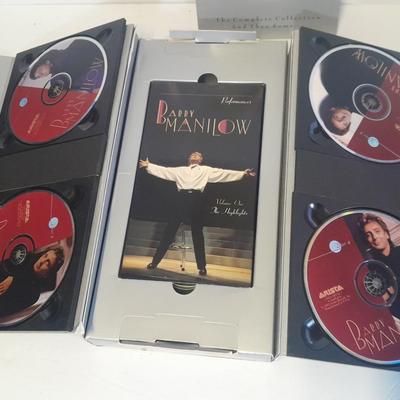 Barry Manilow CD disk VHS box set
