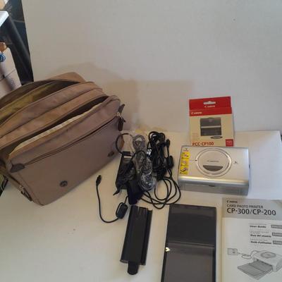 Card photo Canon printer with Carry bag and accessories