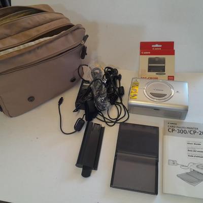 Card photo Canon printer with Carry bag and accessories