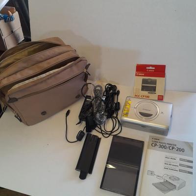Card photo Canon printer with Carry bag and accessories