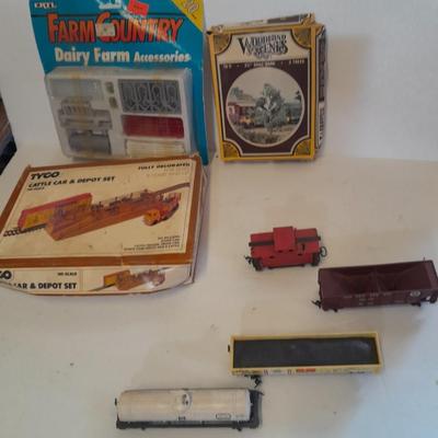 Model Train cars and accessories