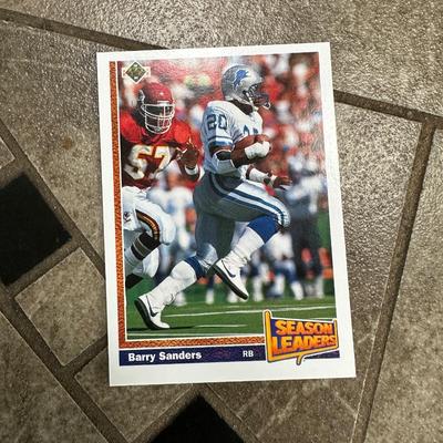 1991 NFL upperdeck seaon leaders