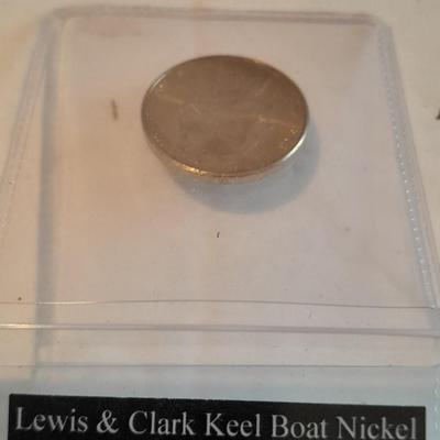 Two Lewis & Clark Keel Boat Nickels