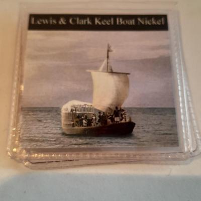 Two Lewis & Clark Keel Boat Nickels