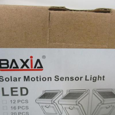 Baxia Solar Motion Sensor Lights LED + An Extra Solar Light