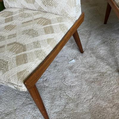 Lot of 2 Danish Modern Side Chairs