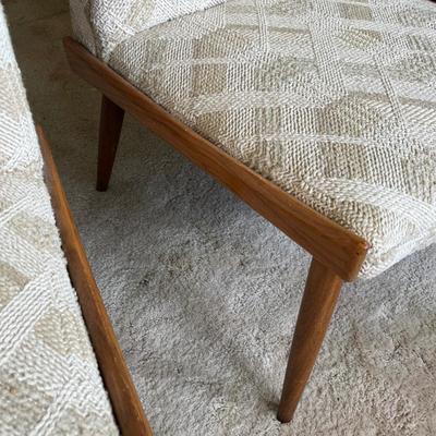 Lot of 2 Danish Modern Side Chairs