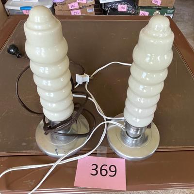 Art Deco Stick Lamps