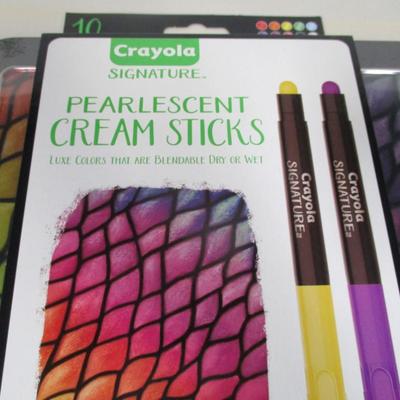 Arteza Acrylic Colors Crayola Cream Sticks Dual pens
