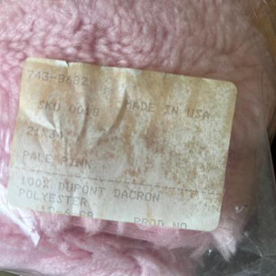 NOS Area Rug!  Pink