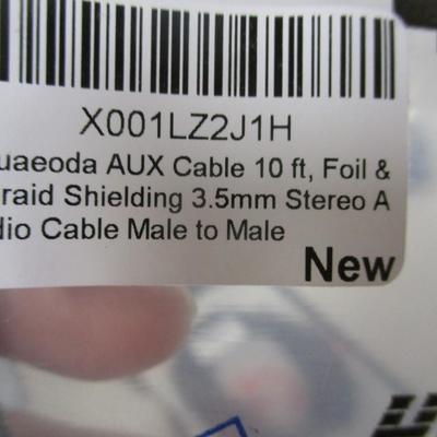 Audio/USB/AUX/Ethernet Cables