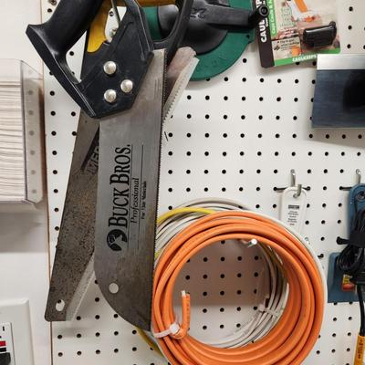 Peg Board Section of Tools WYSIWYG