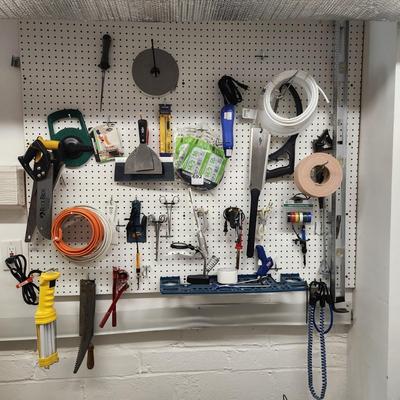 Peg Board Section of Tools WYSIWYG