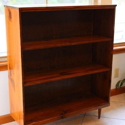 MCM Pine Bookshelf - (3) Shelves