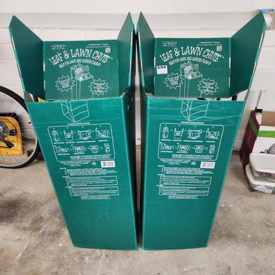 2 Leaf & Lawn Chute Garden Cleanup