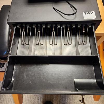Cash Box + Heavy 14 Compartment Cash Register Drawer both w keys