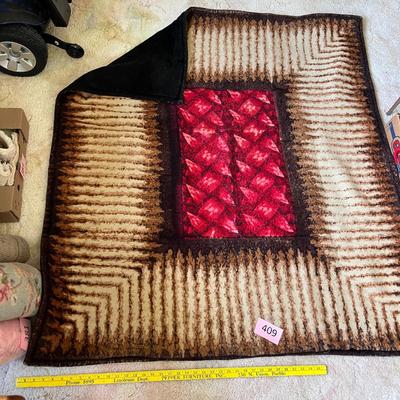 Antique Mohair Buggy Lap Robe