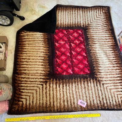 Antique Mohair Buggy Lap Robe