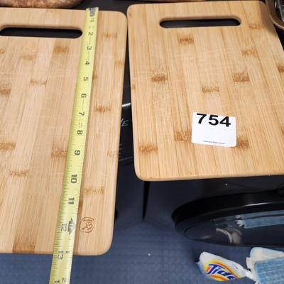 Lot of Wood Cutting Boards, Oven Racks