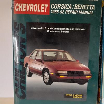 Two Auto Mechanic repair books Chevrolet Corsica / Baretta Chevrolet GMC S-10
