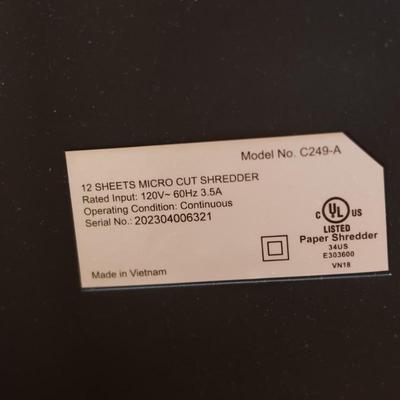Member's Mark 12-Sheet Micro-Cut Shredder