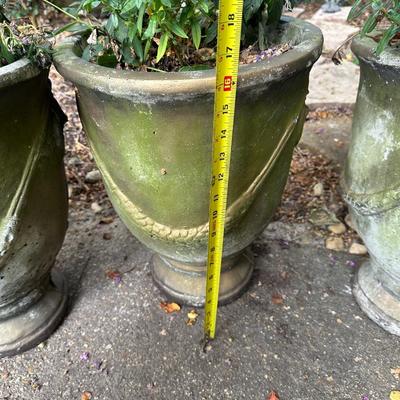 Cement Plant Pots (3)
