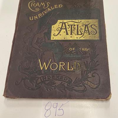 1889 Cramâ€™s Unrivaled Atlas of the World