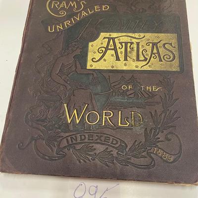 1889 Cramâ€™s Unrivaled Atlas of the World