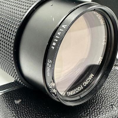 Asahi Pentax ME SLR Film Camera SMC Pentax-A 1.7/50mm W/ Lens & Flash