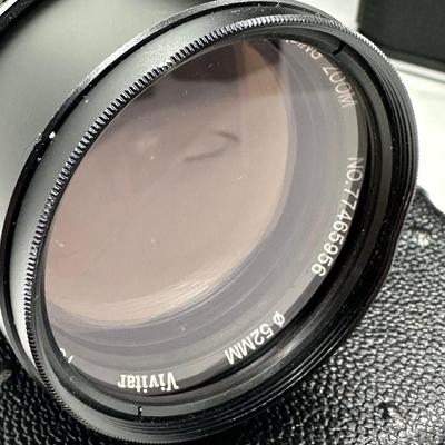 Asahi Pentax ME SLR Film Camera SMC Pentax-A 1.7/50mm W/ Lens & Flash