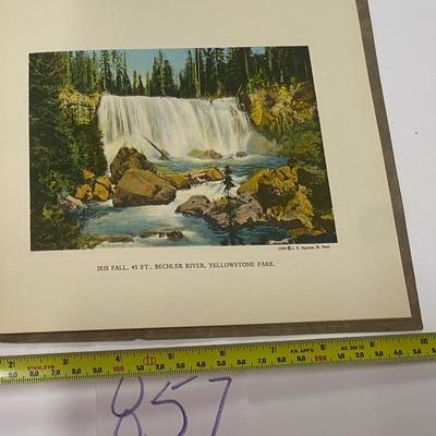 Vintage Yellowstone National Art Pictures
