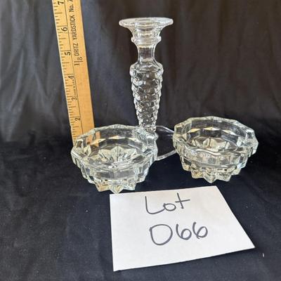 Fostoria American Glass - Candle Stick and Holders