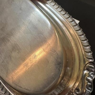 Sheffield Silver Plate Butter Dish with Lid