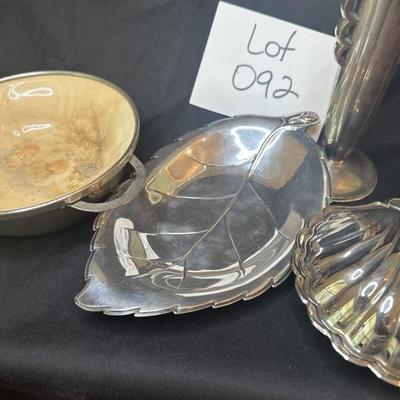 Mixed Lot of Silver Plated Items