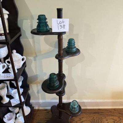 Antique Glass Insulators - Stand Not included. Glass only