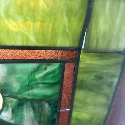 Large Stained Glass Window - Needs Repair but glass not broken.