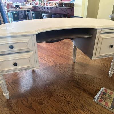 Vintage Demilune Desk - Has been Painted