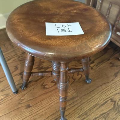 Antique Claw and Ball Piano/Vanity Stool