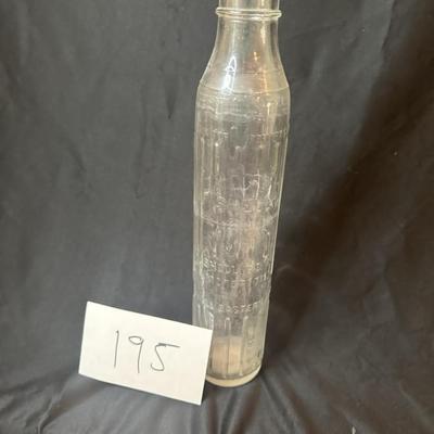Vintage Glass Shell Oil Company Oil Bottle 1 of 2